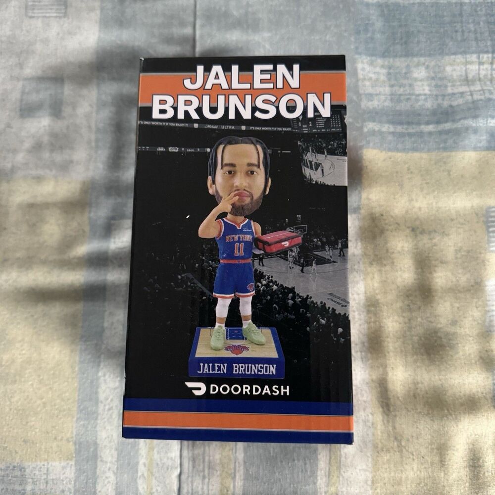 Jalen Brunson New York Knicks Bobblehead DoorDash MSG Stadium Giveaway *New*